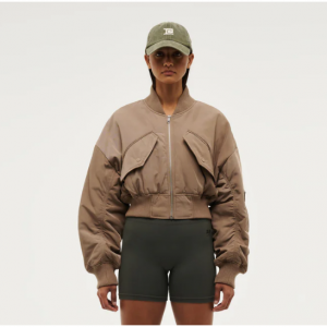 P.E Nation Captivate Bomber In Taupe