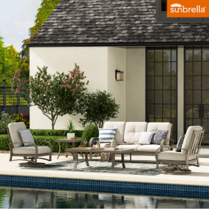 Chamber 帶坐墊的5座鋁製露台對話套件