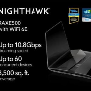 $329 off NETGEAR - Nighthawk AXE11000 Tri-Band WiFi 6E Router @Best Buy