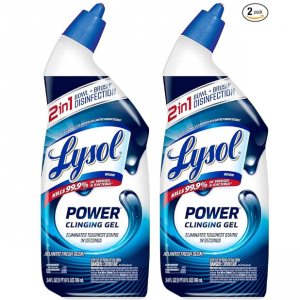 Lysol Toilet Bowl Cleaner, Bleach Free, 24 oz (2 ct) @ Amazon