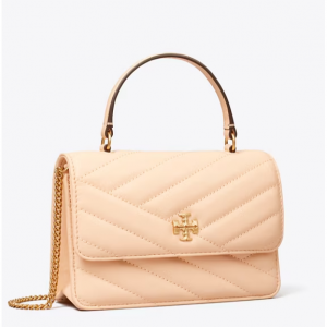 Tory Burch Mini Kira Chevron Top Handle Chain Wallet 斜挎包