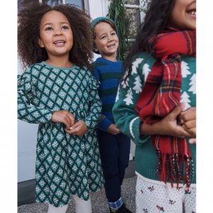 Hanna Andersson Holiday 长袖连衣裙