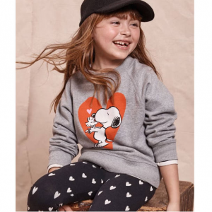 Hanna Andersson Peanuts Valentine's French Terry 卫衣