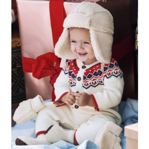 Hanna Andersson 婴儿假日连身衣