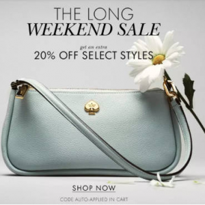 Kate Spade Outlet - Up to 70% Off + Extra 20% Off Select Styles 