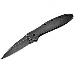 Kershaw Leek, BlackWash Pocket Knife (1660BLKW) @ Woot