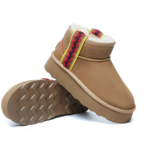 59% Off UGG Boots Sheepskin Wool Ankle Platform Tazzy Vance @ UGG Express