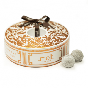 Melt 香槟松露巧克力球圆形礼盒