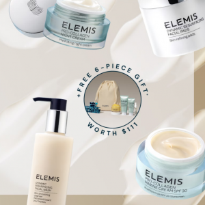 25% Off Sitewide + Free 6-Pc. Gift @ Elemis 