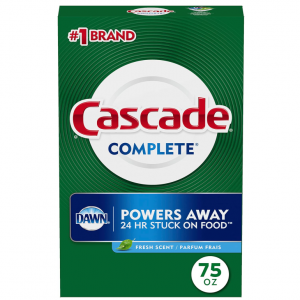 Cascade Complete 洗碗機清潔粉 75 oz @ Amazon