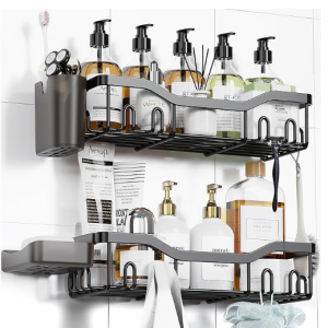 NESOMI Shower Caddy Adhesive Shower Organizer @ Amazon