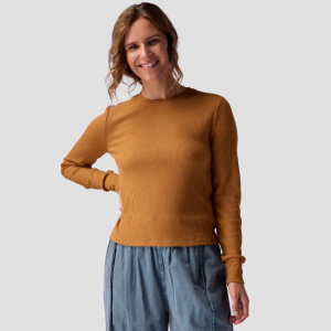 Stoic Wicking Waffle Long-Sleeve Crewneck - Women's 紧身长T