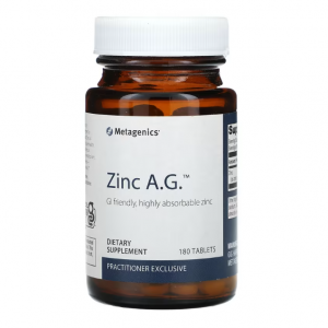 Metagenics, Zinc A.G.,20 毫克,180 片