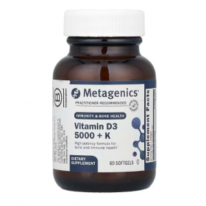 Metagenics, 維生素 D3 5000 + K,60 粒軟膠囊