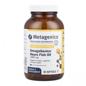 Metagenics, OmegaGenics®,神經支持魚油,1000 毫克,60 粒軟膠囊
