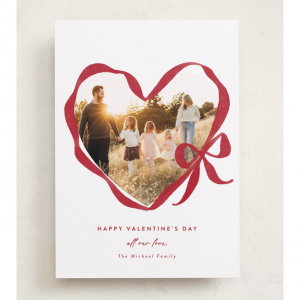 Ribbon Bow Heart by Rebecca Durflinger