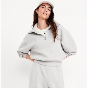 Old Navy Half-Zip Bounce Fleece Pullover