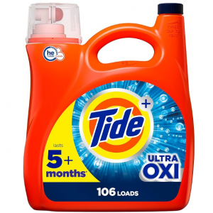 Tide Ultra Oxi 強效潔淨洗衣液 149 fl oz 超值裝 @ Amazon