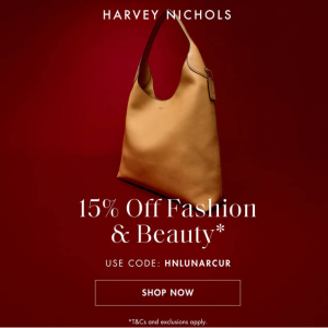 Harvey Nichols Lunar New Year Sale - 15% Off Fashion Styles 