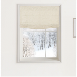 Bella 棉質羅馬窗簾和百葉窗 |平折