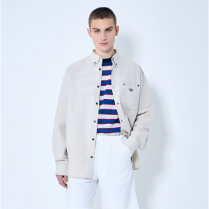 Prada Cotton-And-Linen-Blend Shirt