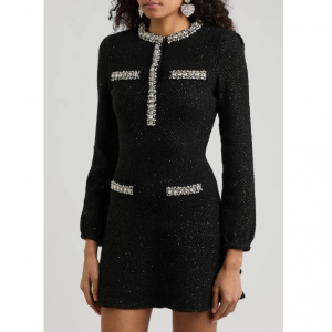 SELF-PORTRAIT Crystal-embellished 连衣裙