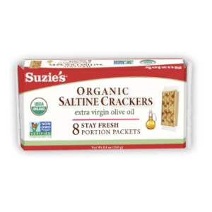 Suzie's Organic Saltine Cracker Salt and Extra Virgin Olive Oil -- 8.8 oz