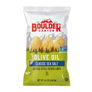 Boulder Canyon Kettle Cooked Potato Chips Olive Oil -- 6.5 oz