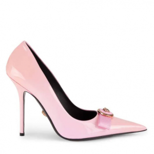 Versace 108MM Patent 高跟鞋