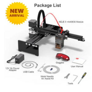 NEJE 5 Mini Laser Engraver / Cutter with A40630 Module @ NEJE