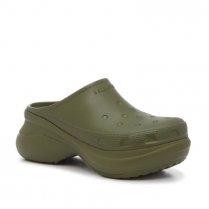 Balenciaga x Crocs 男士厚底穆勒鞋