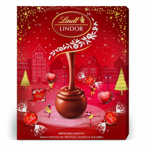 Lindt Lindor 牛奶巧克力日历款 289g @ Amazon