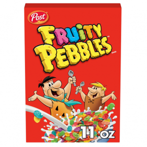 Post Fruity PEBBLES Cereal, Fruity Kids Cereal, 11 OZ Cereal Box @ Amazon