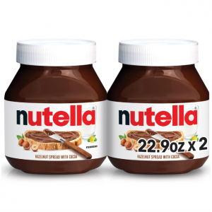 Nutella Hazelnut Spread With Cocoa For Breakfast, 2 Pack, 22.9 Oz Per Jar @ Amazon