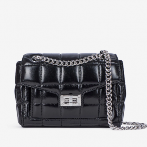 The Kooples Black quilted leather bag