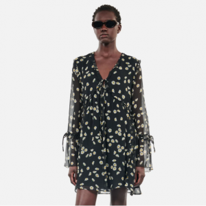 The Kooples Printed silk short dress