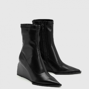 Urban Revivo Pointed Toe Ankle Boots