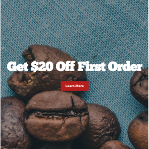 $20 Off Your First Order @ Camano Island Coffee