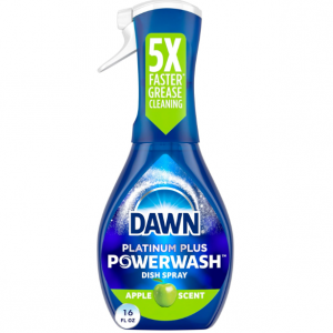Dawn Platinum Powerwash Dish Spray, Dish Soap, Apple Scent, 16oz @ Amazon
