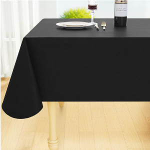 Smiry Rectangle Table Cloth 60x84 Inch, Waterproof Wipeable Vinyl Tablecloths Protector @ Amazon