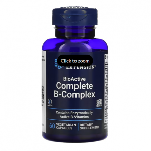Life Extension, 生物活性全複合維生素 B，60 粒素食膠囊