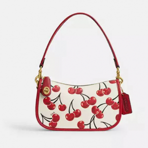 Coach Swinger 樱桃印花单肩包