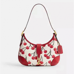 Coach Hamptons 樱桃印花单肩包