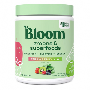 Bloom Nutrition 绿色食品与超级食品粉 草莓奇异果味 0.5磅 @ Sam's Club