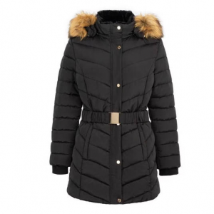 Firetrap Belt Bubble Jacket Womens