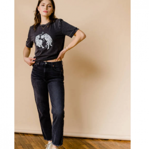 ABLE Clothing Chelsie 直筒牛仔裤