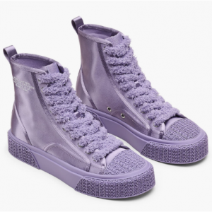 The High Top Satin Sneaker