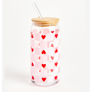 Heart Checker 20 oz. 玻璃杯
