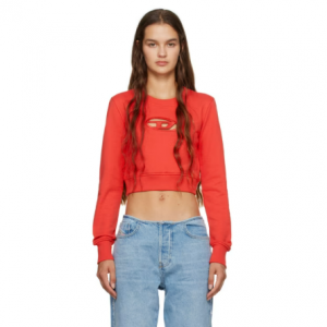 Diesel Red F-Slimmy-Od Sweatshirt