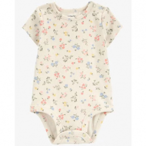 Baby Floral Short-Sleeve Bodysuit